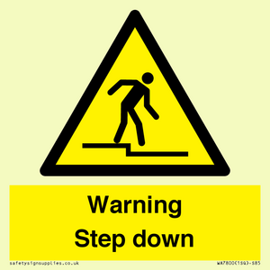 Warning Step down